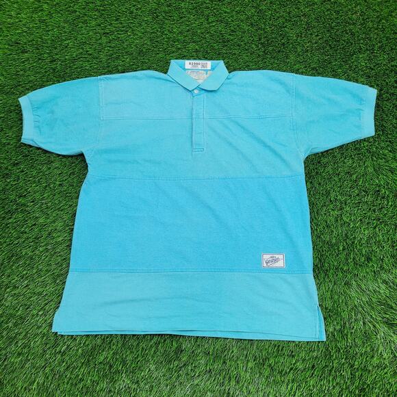 Vintage 80s Saturdays MOD Polo Shirt L/XL 23x28 Single-Stitch - Picture 1 of 12